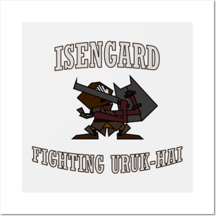 Isengard Fighting Uruk-Hai Alternate Design Posters and Art